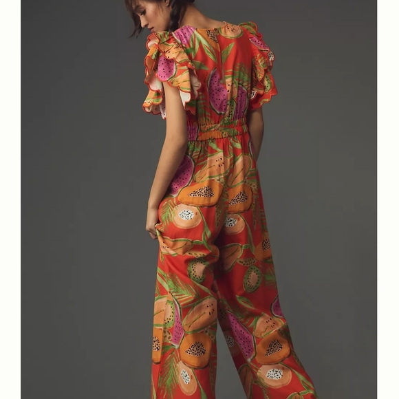 Farm Rio V Neck Jumpsuit - Picture 4 of 4